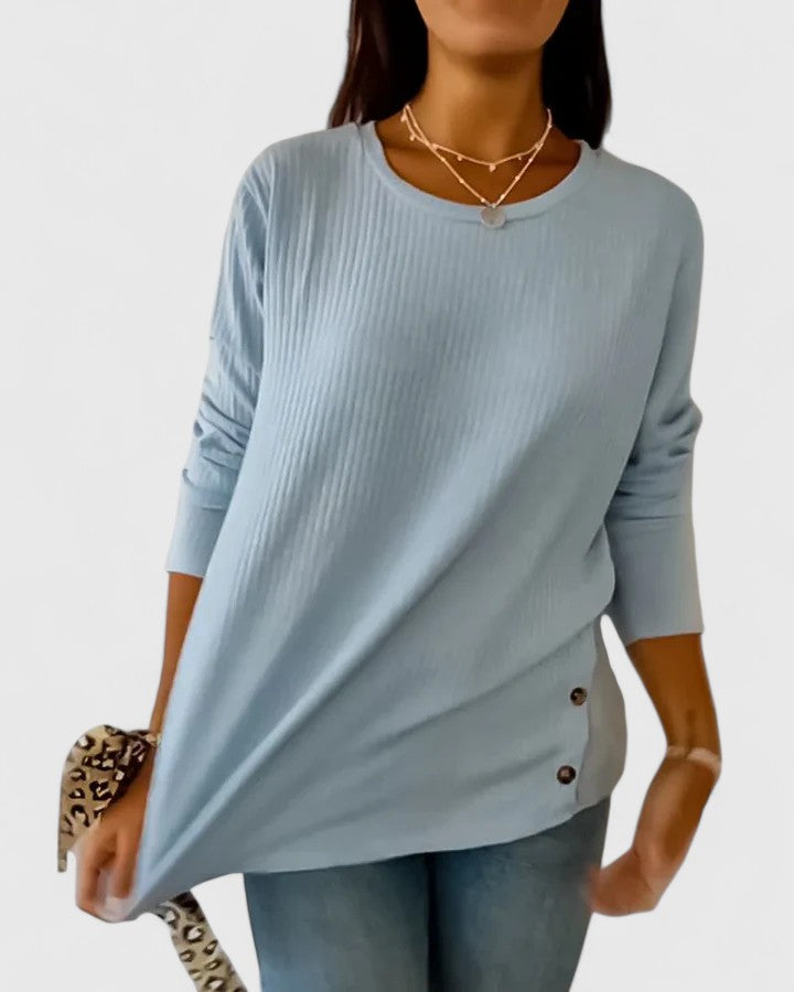 Megan | Elegant Crew Top