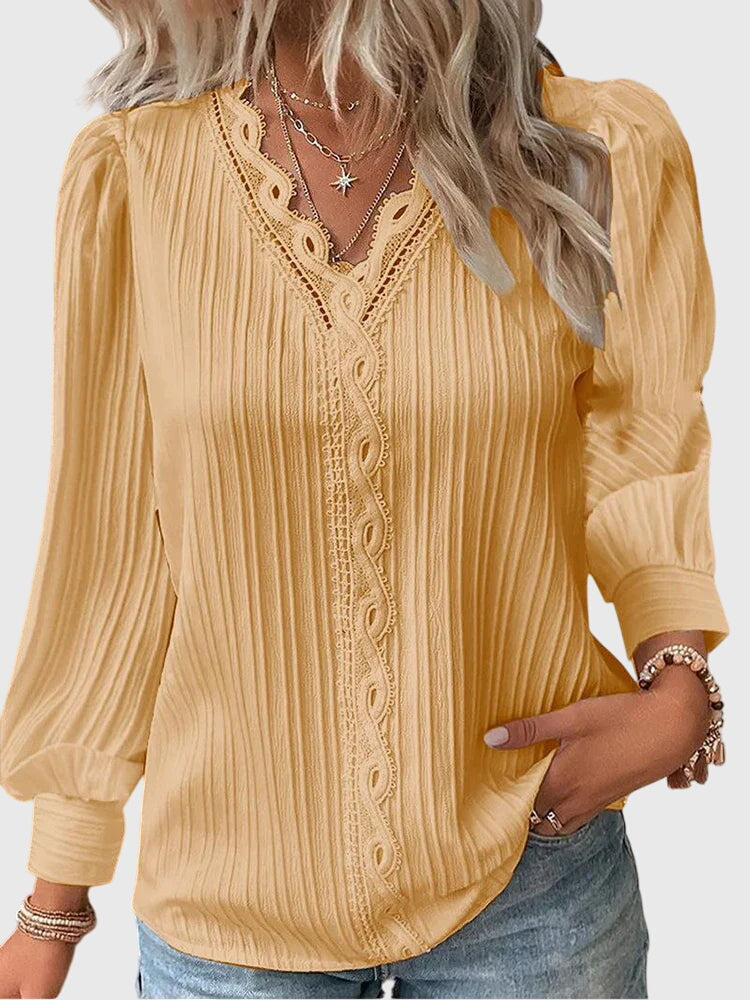 Andrea | Elegant Pullover Blus