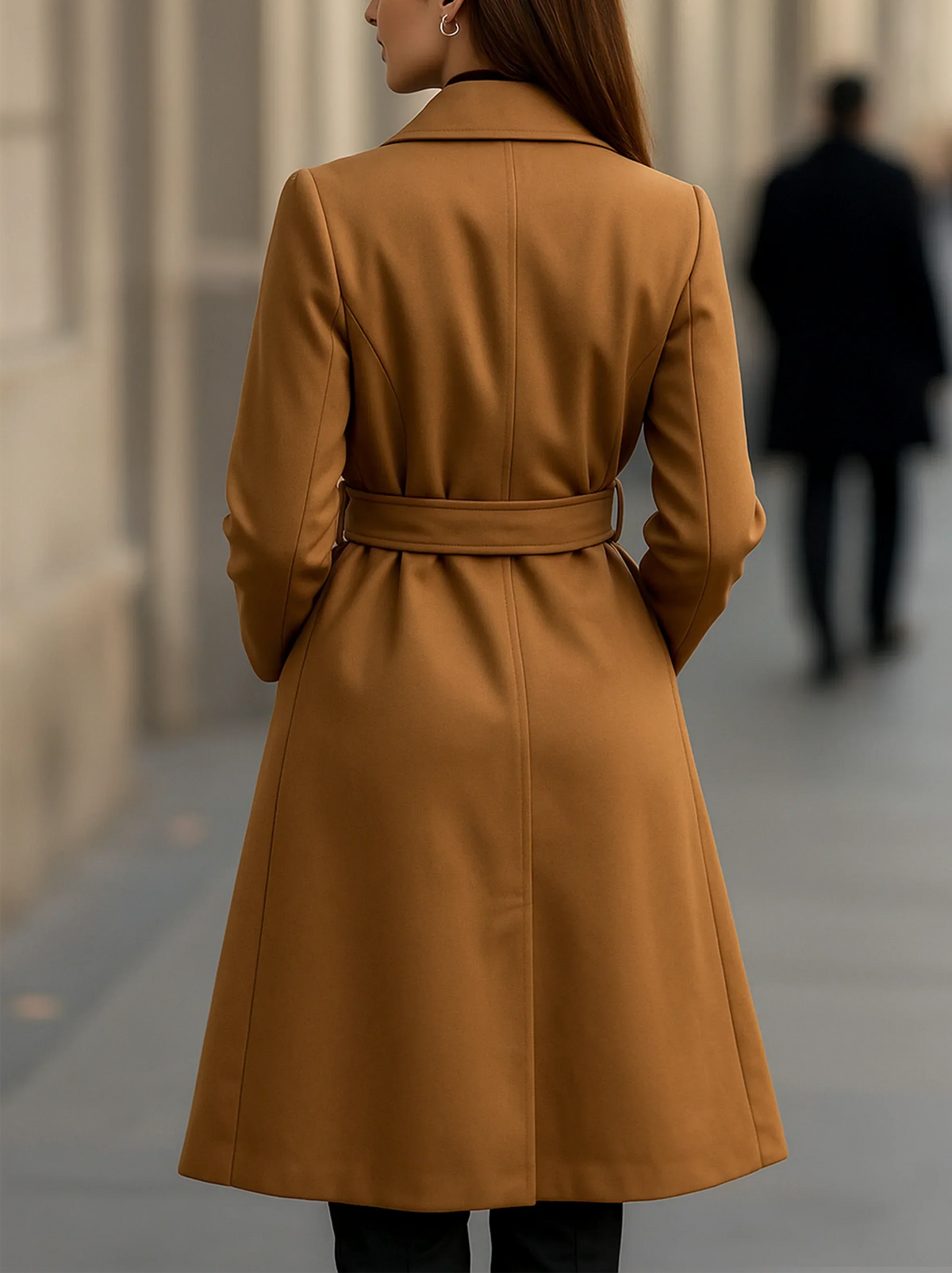 Kappa Trenchcoat Dam Knytskärp Kavajkrage